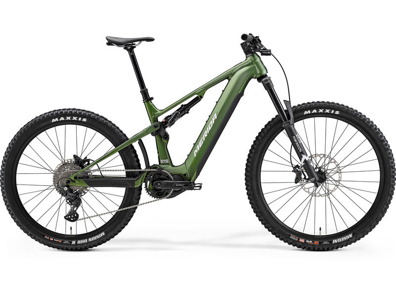 Merida eOne-Sixty 675 - Green/White Electric Mtb click to zoom image