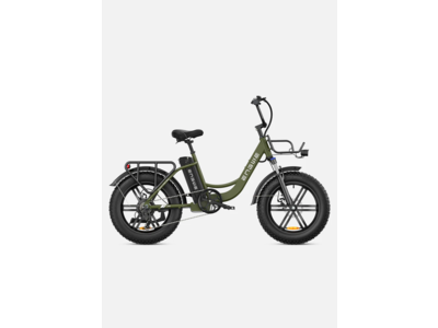 Engwe L20 Front Suspension Step-Thru E-bike One Size Black  click to zoom image