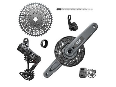 Sram Gx T-type Eagle E-mtb Brose Transmission Axs Groupset (Rd W/Battery/Charger/Cord, Ec Pod, Fc Gx Brose Isis 160 W/Cap, Cr T-type 36t, Clip-on Guard, Cn 126l, Cs Xs-1275 10-52t): 160mm